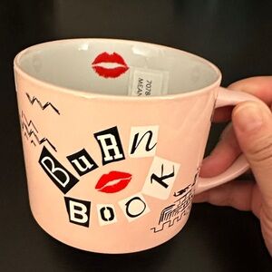 Zak Pink Burn Book Coffee Cup Mug